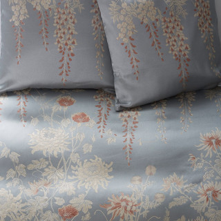 Bed blue gold comforter pillows - a bed free wallpaper for tablet