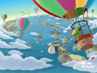 Hot air balloons sky water 4 - hot air balloon free wallpaper