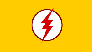 Red white lightning bolt yellow - a red circle free wallpaper