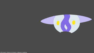 Purple white object black yellow - derf free wallpaper for desktop