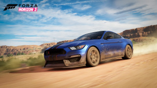 Blue mustang dirt road desert - eleanor best free wallpaper for desktop