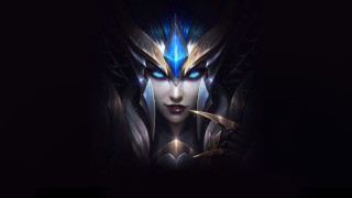 Woman blue eyes demon face - epsylon point free wallpaper for desktop