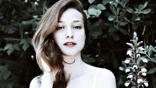 Woman long hair bush flowers - leesha hannigan free wallpaper for desktop