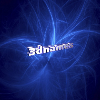 Blue background 3dnames middle blue - free neon wallpaper for tablet