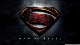 Superman logo dark background mansteel - a superman logo free wallpaper for desktop