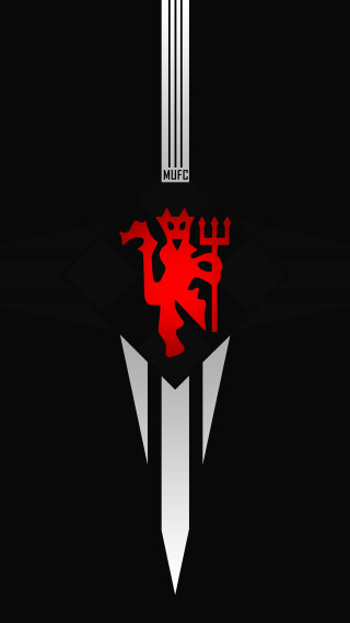 Black red poster sword lion - symbol free wallpaper