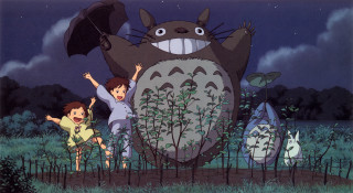 Cartoon man woman totoro cat - anne said free wallpaper