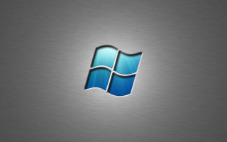 Chrome background blue logo silver - a silver background free wallpaper