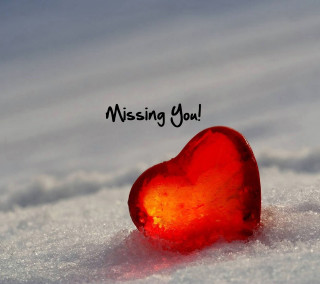 Heart snow missing you red - elaine duillo free wallpaper