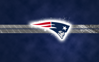 New england football logo blue 5 - a football field free wallpaper for desktop