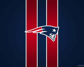 New england football logo striped - free sports wallpaper