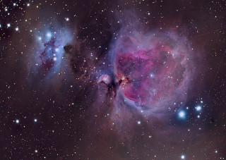 Large star cluster sky stars 3 - nebula free wallpaper