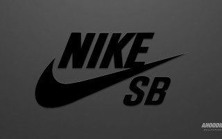 Nike sb black logo les - black background free wallpaper for desktop