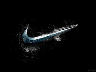 Nike logo dark water splashing - a nike logo free wallpaper for desktop
