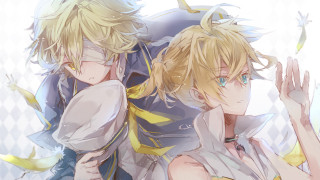 Anime characters posing photo together 2 - luminous free wallpaper