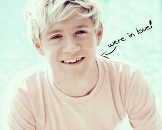 Boy smile handwritten message above - love free wallpaper