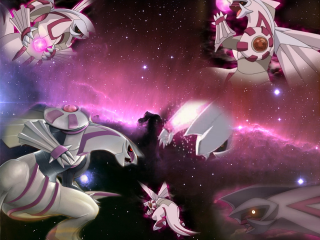 Pokemon space pink background stars - cosmic free wallpaper