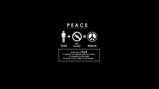 Black white sign peace symbol - banksy free wallpaper