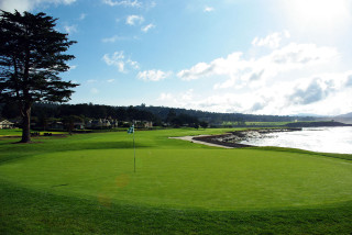 Golf course green lake house - the other side free wallpaper for desktop