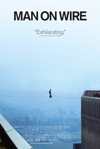 Man on wire cityscape movie - conceptual art free wallpaper for mobile