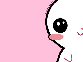 Cartoon bunny pink background black - a cartoon bunny free wallpaper