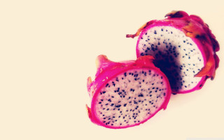 Dragon fruit white background red - a white surface free wallpaper