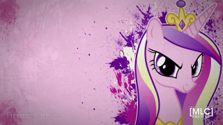 Pink purple pony crown splattered - a grungy effect free wallpaper