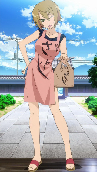 Woman pink dress holding bag 2 - a sidewalk free wallpaper for mobile