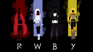 Group people black background rwby - rtx free wallpaper