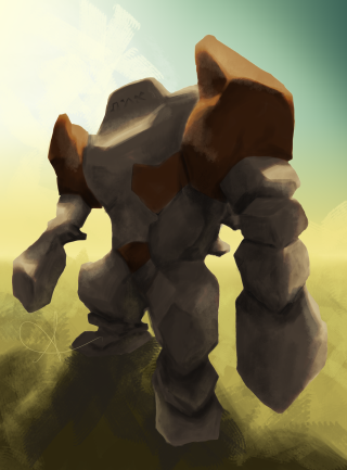 Giant robot walking field grass - a field of grass free wallpaper for mobile