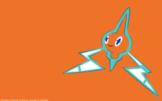 Cartoon lightning orange blue wings - a lightning bolt free wallpaper