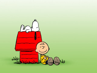 Charlie brown cartoon red barrel - charles schulz free wallpaper for desktop