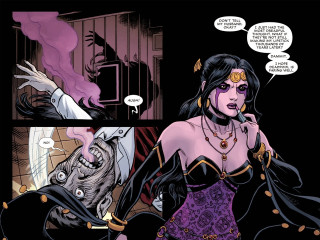 Woman purple dress demon cage - michael kaluta free wallpaper for desktop