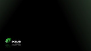 Black background green logo repeated - a green logo free wallpaper