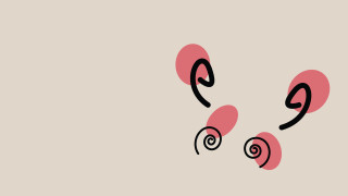 Pink black spiral design background - an abstract drawing free wallpaper