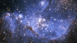 Large star cluster blue sky 13 - free stars wallpaper