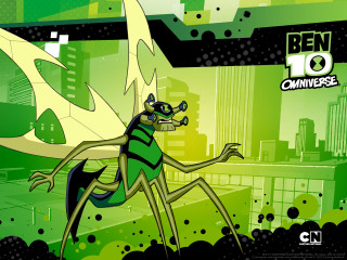 Cartoon green black insect city - benjamin marra free wallpaper for desktop