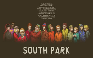 South park group people black - sots art free wallpaper for desktop