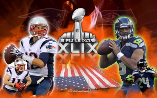 Football players flag superbowl american - a group of football players free wallpaper