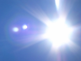 Sun bright sky plane flight - sun free wallpaper for desktop