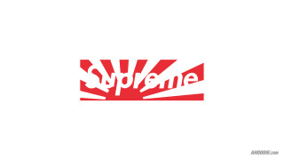 Red supreme logo white background - supreme free wallpaper