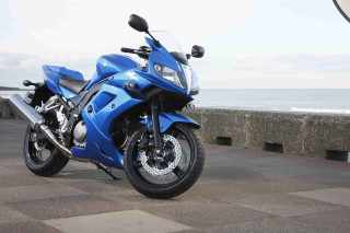 Blue motorcycle sidewalk ocean stone - blue sky free wallpaper for desktop