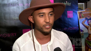 Man brown hat microphone wall - free neon wallpaper for desktop