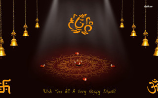 Happy diwali gandap bells dark - bapu free wallpaper for desktop