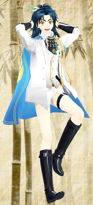 Woman white coat black boots - fullbody free wallpaper for mobile