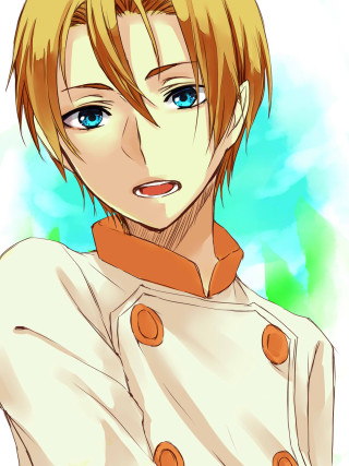 Blonde man blue eyes white - shirt free wallpaper for mobile