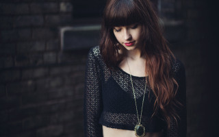 Gothic black and white portrait - evaline ness free wallpaper for desktop