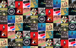 Collage records player wallpaper woman - a wallpaper background free wallpaper for desktop