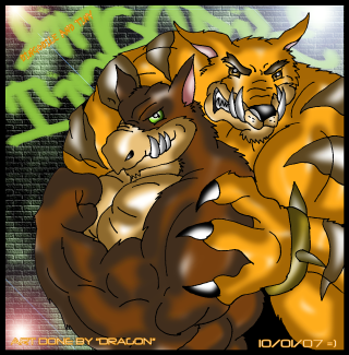 Two cats biting furry dragon - two cat free wallpaper for tablet