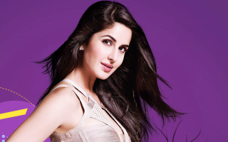 Woman long hair purple background 2 - purple free wallpaper